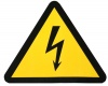 Знак пластик Молния "Опасность поражения электрическим током" (100х100мм.) EKF PROxima